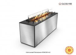 Підлоговий біокамін Render 900-m3 Gloss Fire
