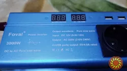 Foval 3000w 12v инвертор для дома Киев левобережная