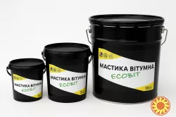 Мастика битумная ведро 5, 0 кг БИТЭЛАСТ - БИТУМНЫЙ Ecobit ДСТУ Б В.2.7-108-2001