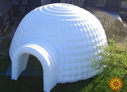 Надувная палатка Иглу Igloo inflatable tent украинского производства