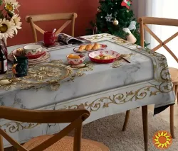 Скатертина - нова (поліестер , 5 видів)