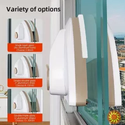 Автоматична магнітна щітка для вікон