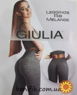 Жіночі меланжеві спортивні леггінси LEGGINGS RIB MELANGE