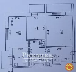 Продається 3-кімнатна квартира в Приморському районі міста