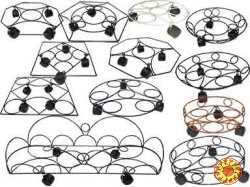 Підставки під горщики для квітів на коліщатках.