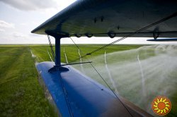 Внесение гербицида на озимую пшеницу: Бекас Нарп Скайрейнджер Чмелак, вертолет дельталет