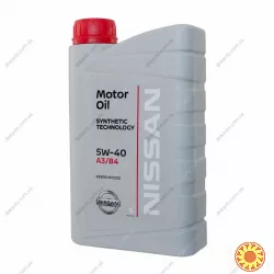 Масло моторное синтетическое "Motor Oil 5W-40" NISSAN KE900-90032