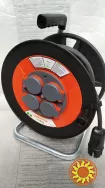 Силовой КГ сетевой удлинитель на катушке с термозащитой 25 - 50м