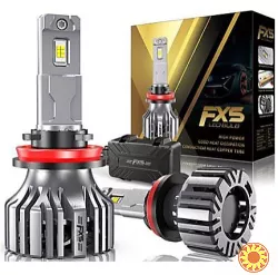 Светодиодные Led лампы Headlight FX5 Н4 Н7 H11 55 w/шт. 10000 Lm