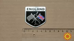 Наклейка Флаг Англии на авто мото алюминиевая