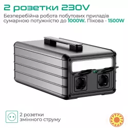 Зарядна станція Zendure SuperBase  1000M 1000Вт, 1016Вт-г