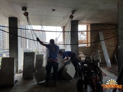 Демонтаж бетона и конструкций с бетона.