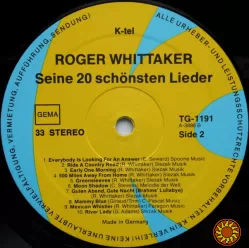 LP Roger Whittaker/ Роджер Уиттакер - Seine 20 Schönsten Lieder