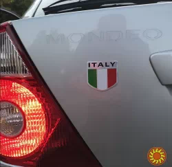Наклейка на авто Флаги Стран алюминиевые