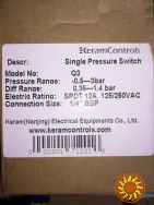 Датчики-реле тиску Keram серії Q (Series single pressure controls)