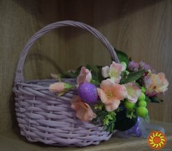 *Handmade* Пасхальная Корзинка С Декором