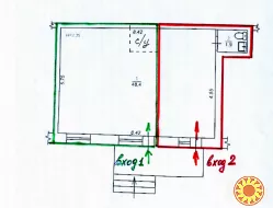 Без% Продаж Н/Ф 50кв. (можливий поділ  32,1кв. 19кв.) пр-т Миру 7