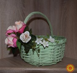 *Handmade* Пасхальная Корзинка С Декором