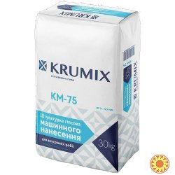 KRUMIX КМ-75 Штукатурка гипсовая машинная 30 КГ