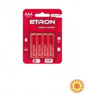Батарейка ETRON Mega Power ААА-LR03 Blister Alkaline 4 шт