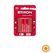 Батарейка ETRON Mega Power АА-LR6 Blister Alkaline 2 шт