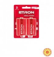 Батарейка ETRON Mega Power D LR20 Blister Alkaline 2 шт