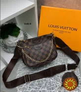 сумка с тканевым ремешком с коробкой  клатч Louis Vuitton
