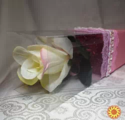 Букетик-троянда "Гарна трояндочка". Квіти. Подарунок