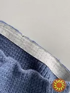 Голубая длинная шерстяная вязаная юбка Handmade