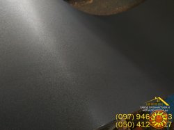 Матовый чёрный профнастил Ral 9005, профлист чёрного цвета матовый для забора и крыши