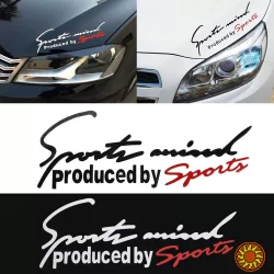 Стикер на авто или мото Sport mind produced by sports