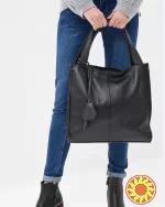 сумка шкіряна жіноча Италия шоппер сумка в натуральной коже TS000083