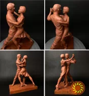 Производство статуэток из полиуретана на заказ, статуэтка «В ритме танца»
