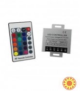 Контроллер 12В RGB 36А RF кнопочный