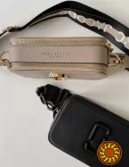 Клатч сумка через плечо с широким ремнем Marc Jacobs The Snapshot Bag
