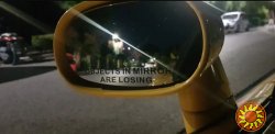 Наклейки на боковые зеркала заднего вида Objects in Mirror are Losing