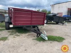 Новий одновісний причіп посилений Дніпро-210х130х50