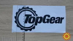 Наклейка на авто Top Gear чёрная