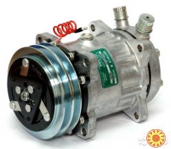 Муфта компрессора кондиционера Sanden SD7H15 2А, 12V D=132mm подшип. 35х55х20 (Взборе)