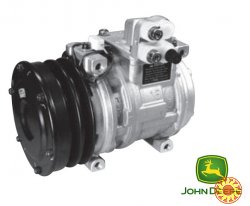 Компрессор кондиционера John Deere 10PA17C 8 gv Re46609, An221429, Ah169875, Ty6764, Re69716, Ty24304 (1401018-1)