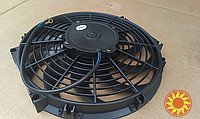 Электрический вентилятор для авто радиатора 10' дюймов 12/ 24 В. (Реверсивный Тянущий/ толкающий)