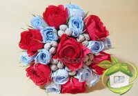 Букет цветов с конфетами Настроение - оригинальный подарок девушке