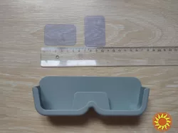 Настенный держатель для хранения очков (органайзер серый)