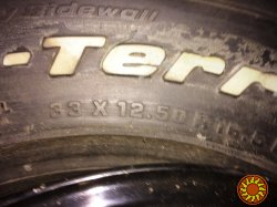 шины 33/12.5R16.5 BFGoodrich All Terrain T/A KO2 (США) - на Hamer