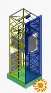 НАРУЖНЫЕ подъёмники-Лифты для промышленных предприятий г/п 1000 кг, 1 тонна.