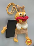 Бджілка сумочка чохол для смартфона дитяча ручна робота