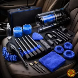 Набір для чищення салону автомобіля 17 в 1