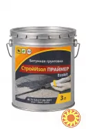 Битумная грунтовка ведро 3,0 л СтройИзол Праймер ЭКОБИТ ДСТУ Б В.2.7-108-2001 ( ГОСТ 30693-2000)