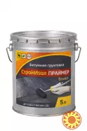 Битумная грунтовка ведро 5,0 л СтройИзол Праймер ЭКОБИТ ДСТУ Б В.2.7-108-2001 ( ГОСТ 30693-2000)
