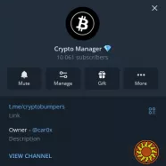 Телеграм-канал Crypto Manager